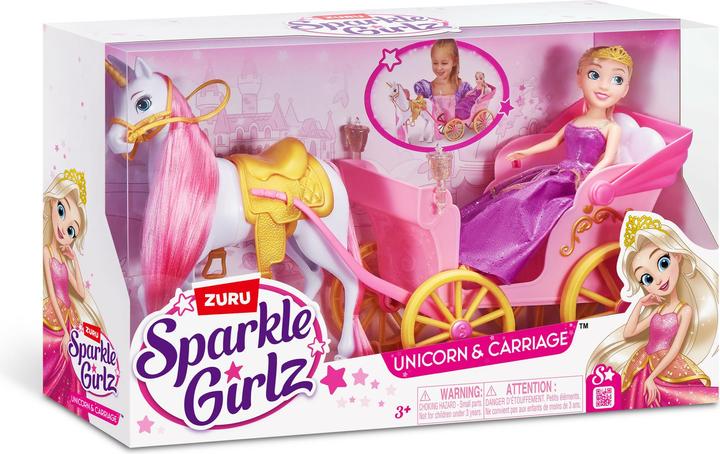 Actual product image Komelon SPARKLE GIRLZ playset royal horse carriage, 10068