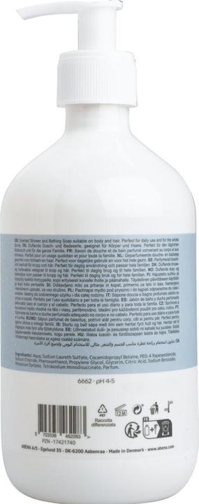 Actual product image Abena Dusch- und Badeseife, leicht parfümiert, 500 ml (Liquid soap, 500 ml)