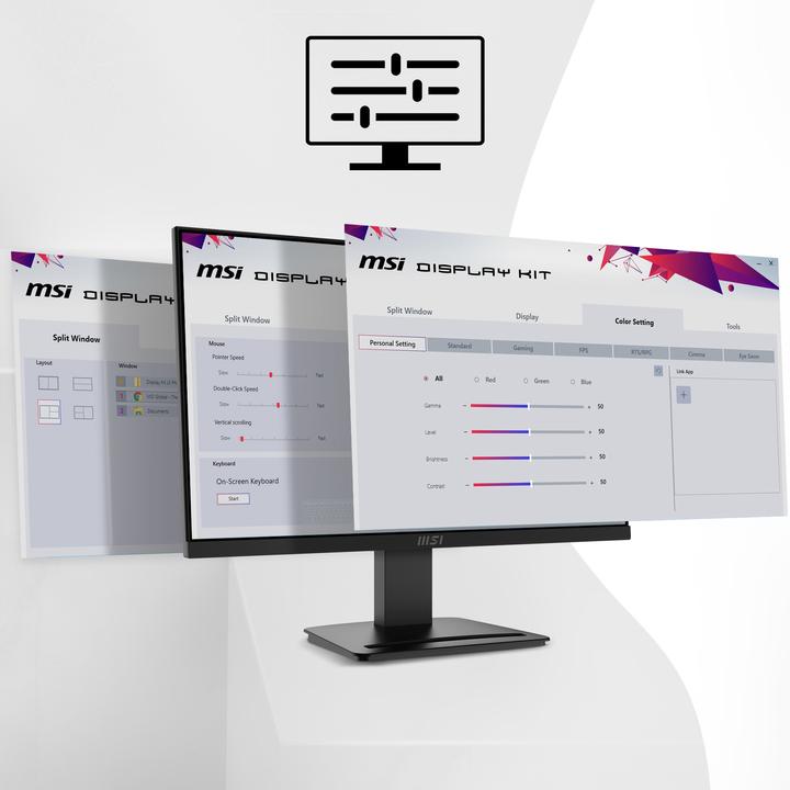 Actual product image MSI PRO MP2412DE (1920 x 1080 pixels, 23.80")