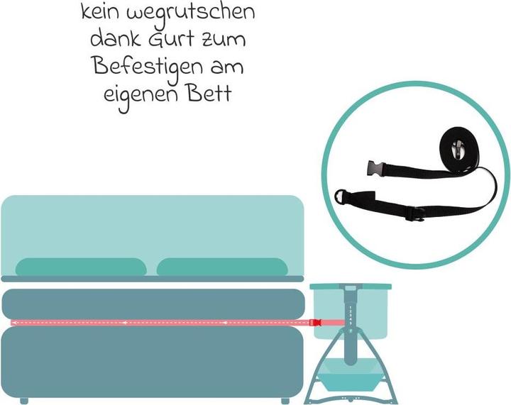 Produktbild Fillikid Beistellbett Scandic grau melange