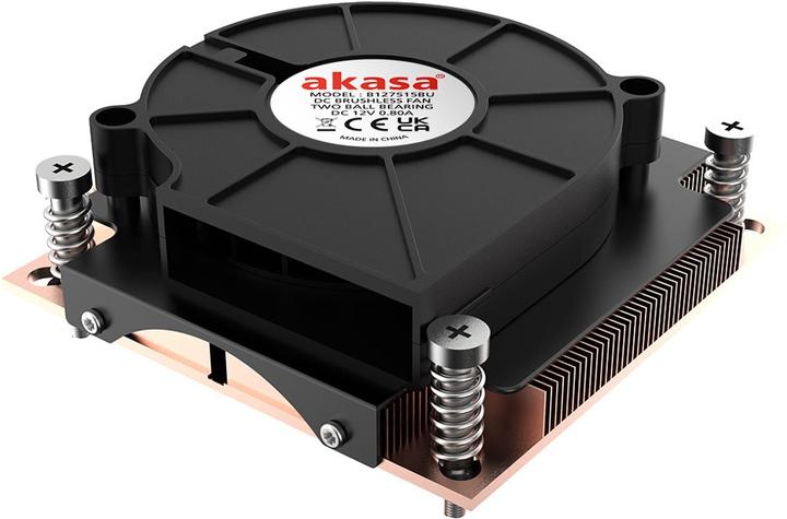 Image du produit Akasa AK-CC7401BP01 système de refroidissement pour ordinateur Processeur Air cooler Noir 1 pc(s) (30.50 mm)