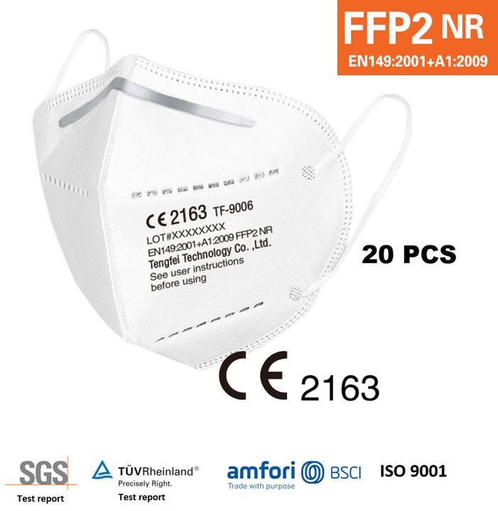Produktbild Neutral Atemschutzmaske (FFP2, 20 x)