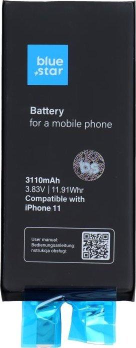 Image du produit Battery Blue Star BLUE STAR HQ battery without BMS for IPHONE 11 3110 mAh