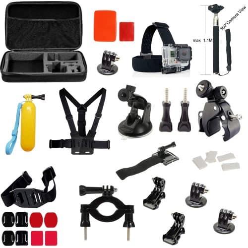 Immagine prodotto Ueli Express Kit di accessori GoPro 39 in 1 (Eroe 5 Nero, Eroe 6 Nero, Eroe 7 Nero, Eroe 8 Nero, Eroe 9 nero, Hero 10 Nero, Hero 11 Nero, Hero 12 Nero, Hero 13 Nero)
