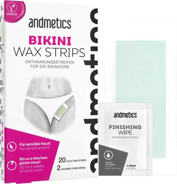 Andmetics Bikini Wachsstreifen (20 x)