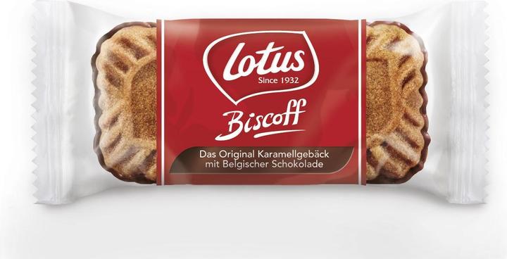 Produktbild Lotus Karamellgebäck Biscoff mit Schokolade (200 Stk., 1470 g)