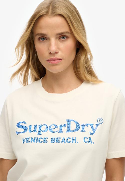 Actual product image Superdry Venue Metallic Relaxed Tee (8)