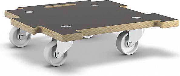 Actual product image Wagner System CONNECT transport dolly with MaxiGRIP, GH 1393, LxW 390 x 390 mm, max. load 200 (200 kg)