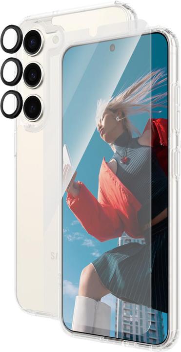 Productafbeelding PanzerGlass Bundel Ultra Wide FIt Glas + Etui + Lens (1 Stuk, Samsung Galaxy S24)