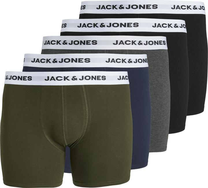 Produktbild Jack & Jones Jacbasic White Wb Trunks 5 Pack Noos Pls (4XL, 5er Pack)