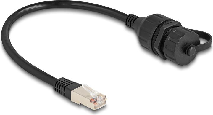 Actual product image Delock Cable RJ50 plug to RJ50 socket for installation with verse (F/UTP, 0.20 m)
