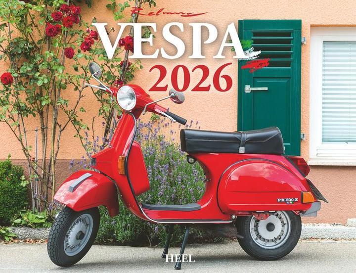 Kalender Vespa 2026 Eintragkalender (Deutsch)