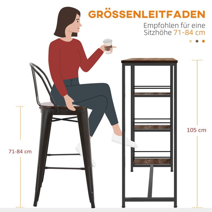 Actual product image Homcom Bar table (40 x 120 x 105 cm)
