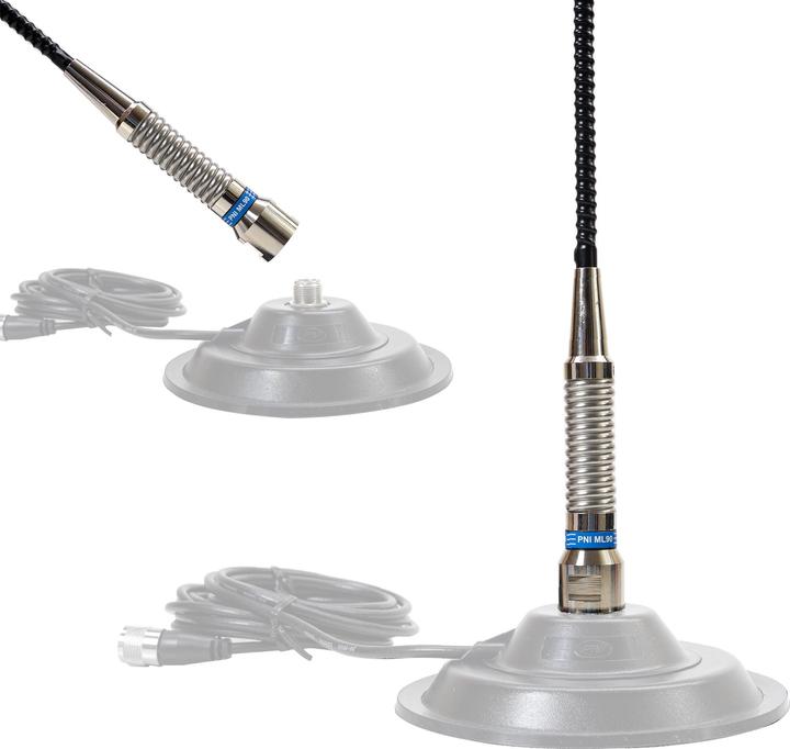 Produktbild PNI CB-Antenne ML90 26-30 MHz, 71 cm, 150 W, ohne Kabel, kompatibel mit jedem PL259-Anschluss