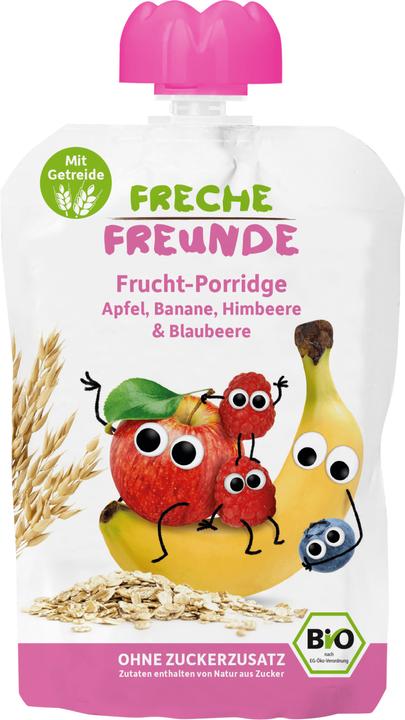 Freche Freunde Quetschie Porridge Apfel Banane Himbeere Btl 100 g (100 g)