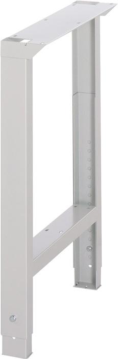 Produktbild Tecwerk Werkbankfuss BK 650 verstellbar H750-1100xB70/120mm lichtgrau, RAL 7035 (Metall)