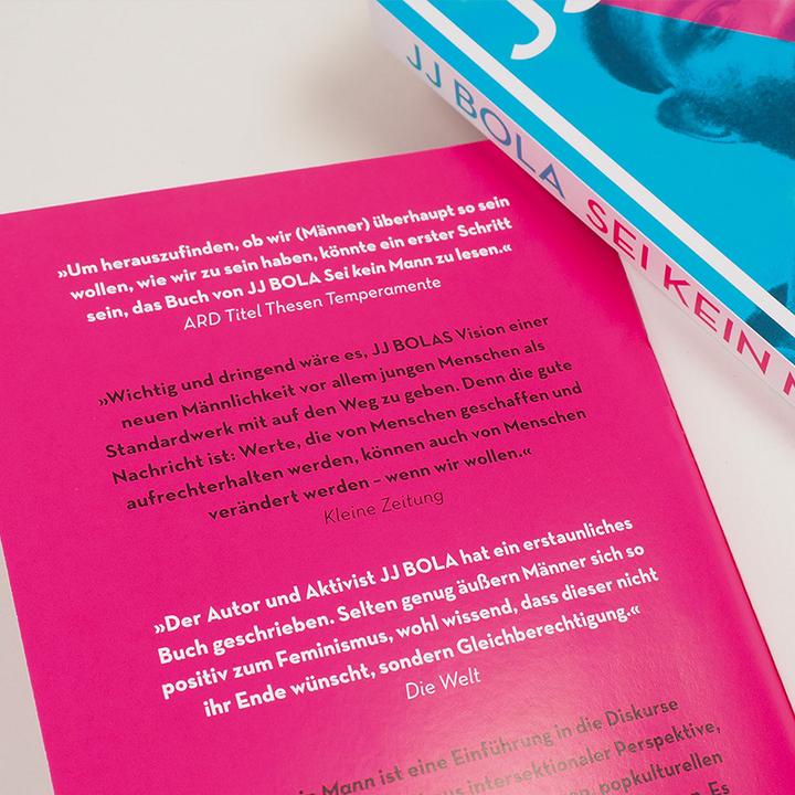 Produktbild Hanserblau Sei kein Mann (Deutsch, JJ Bola, 2022)