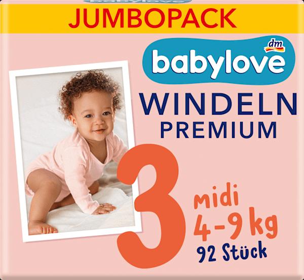 Produktbild dm babylove Premium (Gr. 3, Monatsbox, 92 Stück)