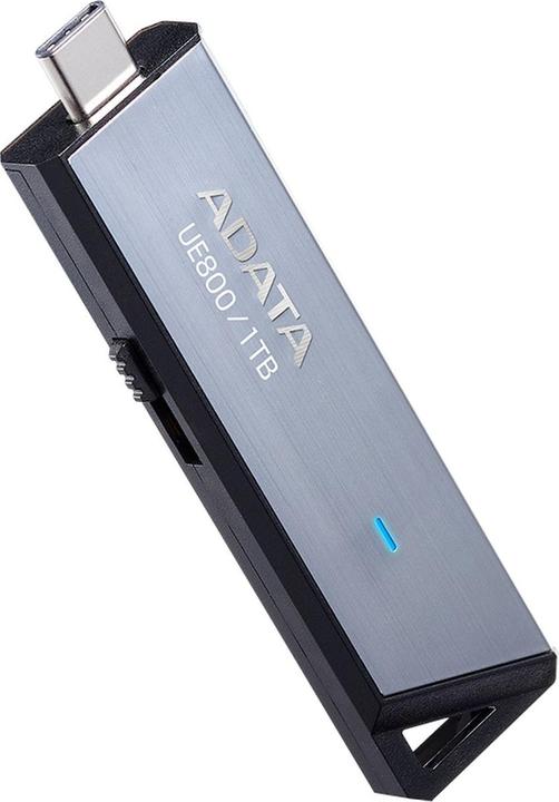 Produktbild Adata MEMORY DRIVE FLASH USB-C 1TB/SILV AELI-UE800-1T-CSG (1000 GB, USB-C)