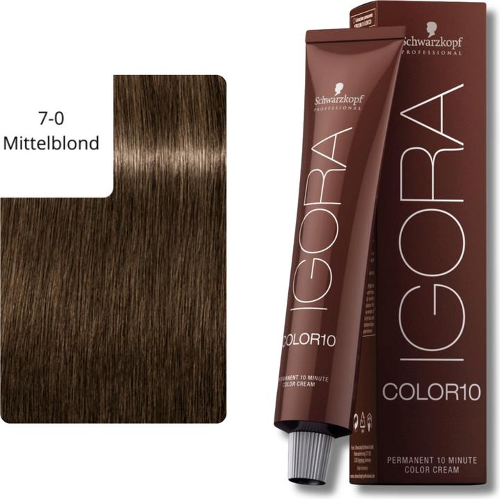 Produktbild Schwarzkopf Professional Haarfarbe IGORA Color10 (7-0)