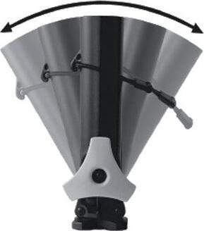 Actual product image Clicgear Umbrella Angle