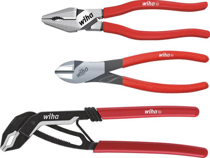 Actual product image Wiha Workshop pliers set 3 pieces 2 (180 mm)