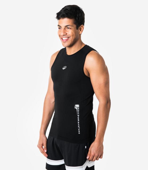 Actual product image Tarmak Basketball Trikot ärmellos - Tank 500 NBA schwarz (XL)