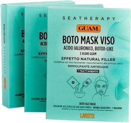 Actual product image Guam Seatherapy Boto face mask Botox-like hyaluronic acid