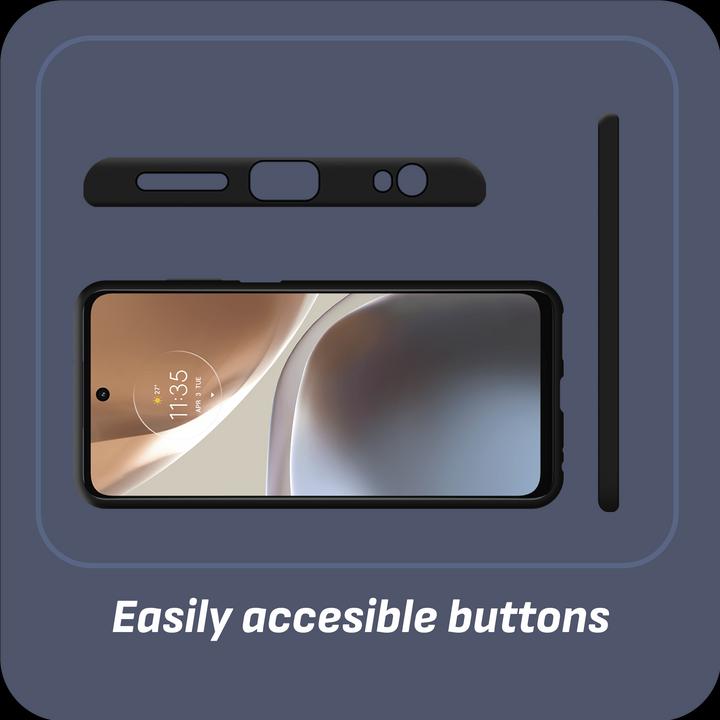 Produktbild Cazy Silikon Hülle Kompatibel mit Motorola Moto G32 - Soft TPU Schutz - (Motorola Moto G32)
