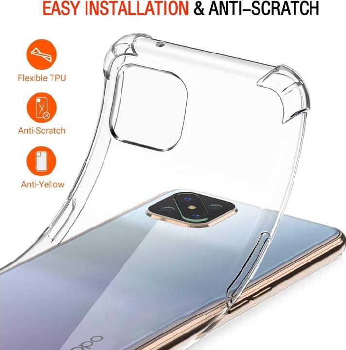 Immagine prodotto Screenguard Oppo Reno4 Z 5G Custodia Crystal Soft Airbag Bumper (Oppo Reno 4 Z 5G)