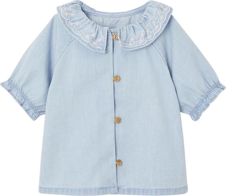 Vertbaudet Mädchen Baby Jeansbluse (62)
