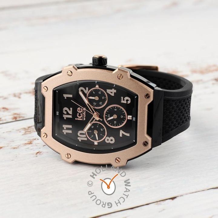 Produktbild ICE Watch Ice Boliday Schwarz Rose Gold Plastic (Analoguhr, 40 mm)