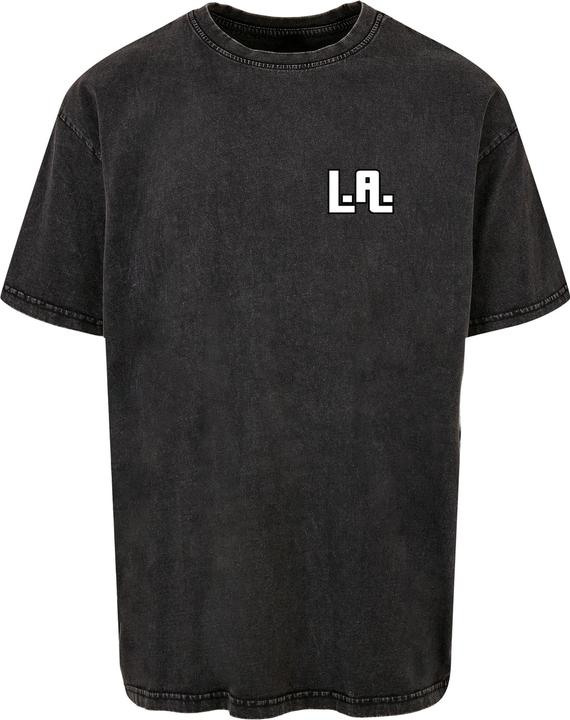 Merchcode Grand California Acid Washed Heavy Oversized Tee - 118163