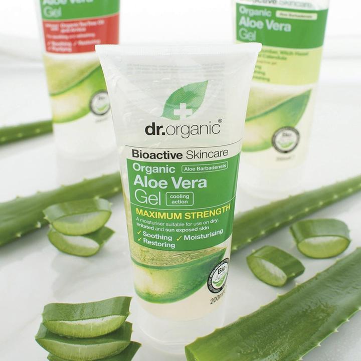 Actual product image Dr. Organic Dr Organic Aloe Vera Gel Maximum Strength 200ml (200 ml)