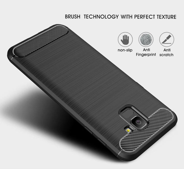 Produktbild König Design Handyhülle für Samsung Galaxy J6 Schutzcase Backcover Bumper Etuis Rahmen Blau (Samsung Galaxy J6)