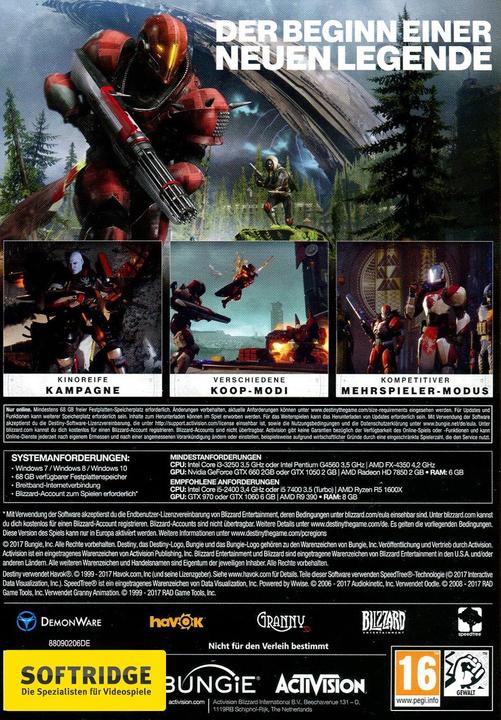 Produktbild Activision Destiny 2