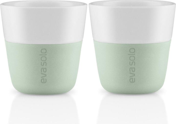 Eva Solo Tasse à expresso 80 ml, 2 pièces, vert/blanc (80 ml, 2 x)