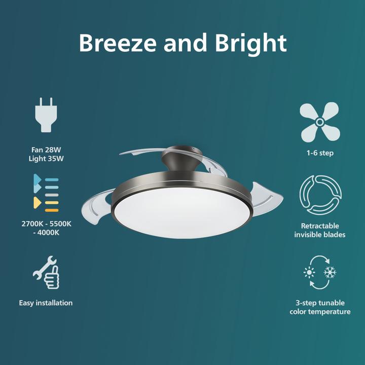 Immagine prodotto Philips Ventilatore da soffitto Atlas