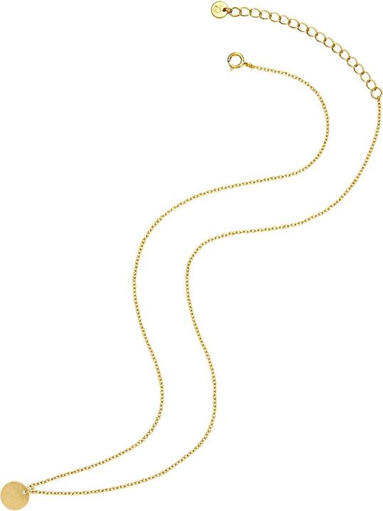 Image du produit Glanzstücke München Femme cercle argent sterling or jaune 40,0 cm chaîne de base + 5,5 cm extension - 31406 (Argent Sterling, 40 - 45 cm)