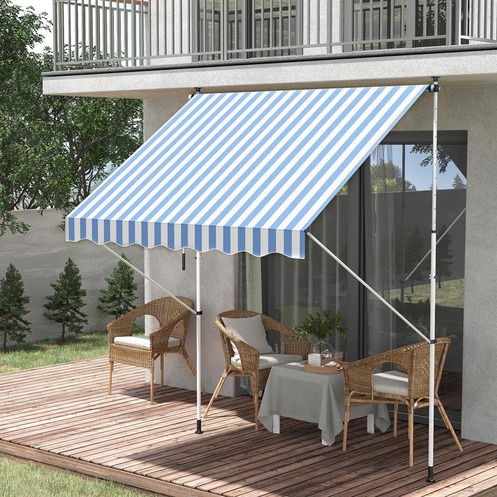 Produktbild Outsunny Klemmmarkise mit Handkurbel (2 m)