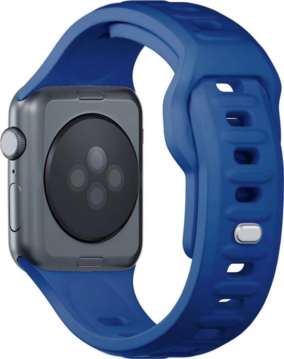 Produktbild 3MK Silicone Watch Strap Niebieski/Blue dla Apple Watch 42/44/45/49mm (Silikon, Edelstahl)