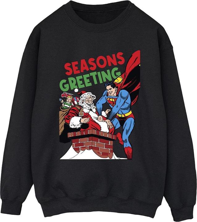 Superman Santa Comic Sweatshirt