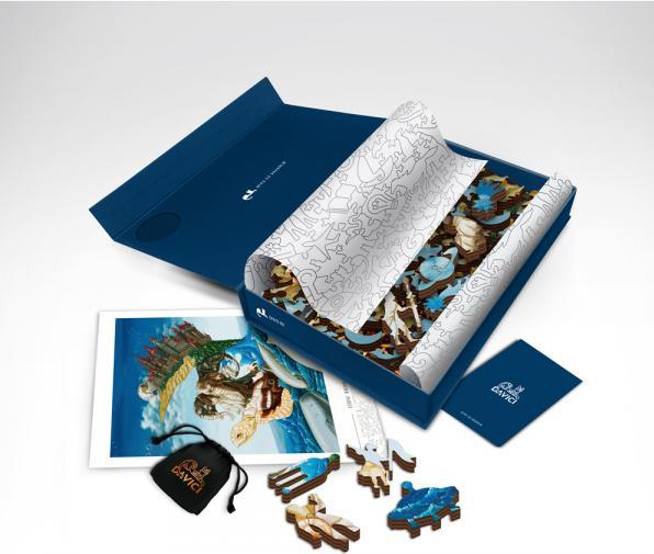 Actual product image DaVici Puzzle - Stephen Hawking (250 pieces)