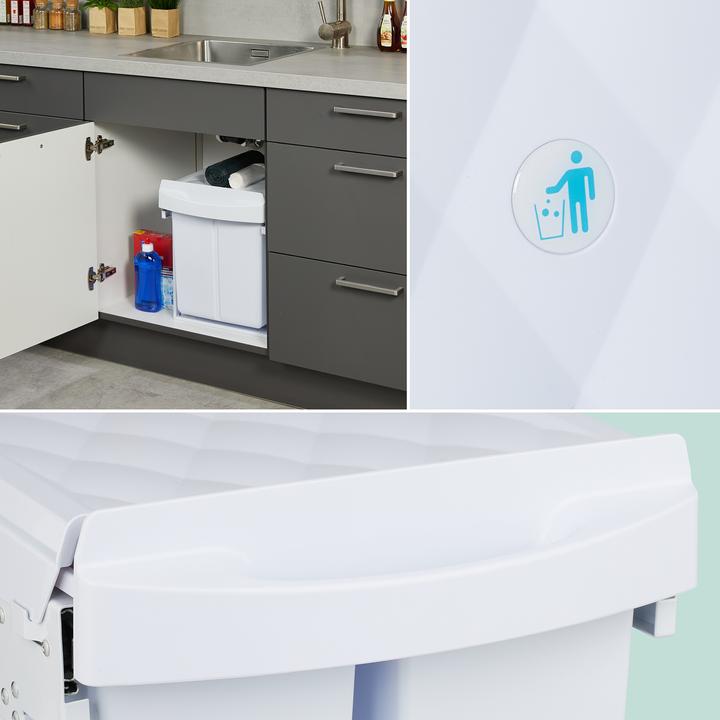 Actual product image Relaxdays Built-in bin (20 l)