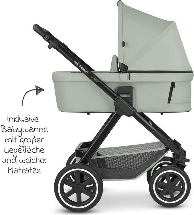 Produktbild ABC Design 3in1 Kinderwagen-Set Samba - inkl. Babywanne