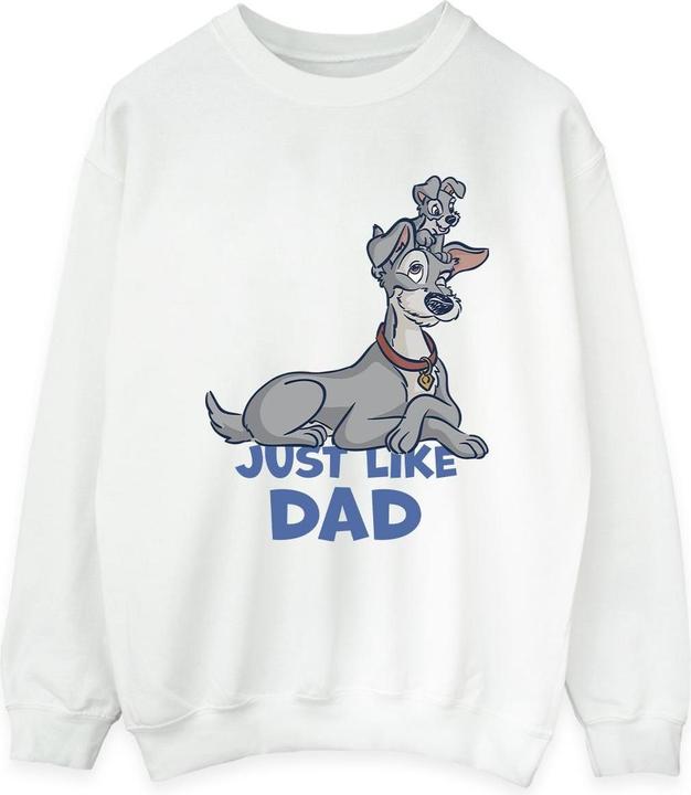 Disney Lady And The Tramp Just Like Dad Sweatshirt (M)