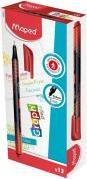 Actual product image Maped Graph Peps Deko Fineliner rot (12 Stk) (Red, 12 x)