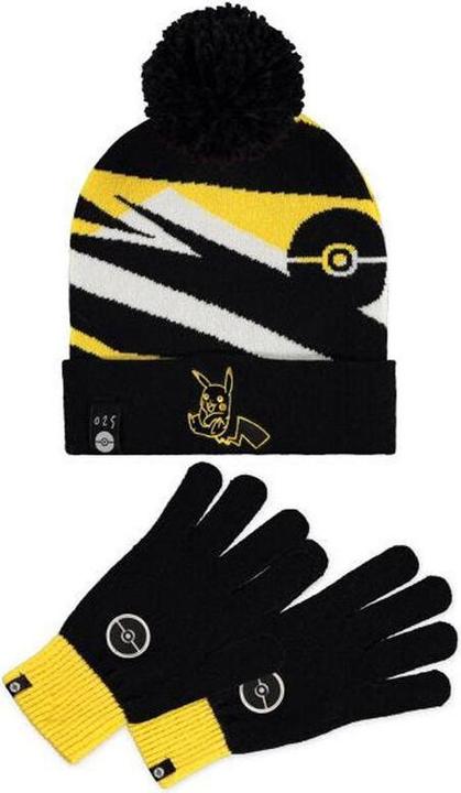 Produktbild Difuzed Mütze & Handschuh: Pokémon Pikachu (One Size)