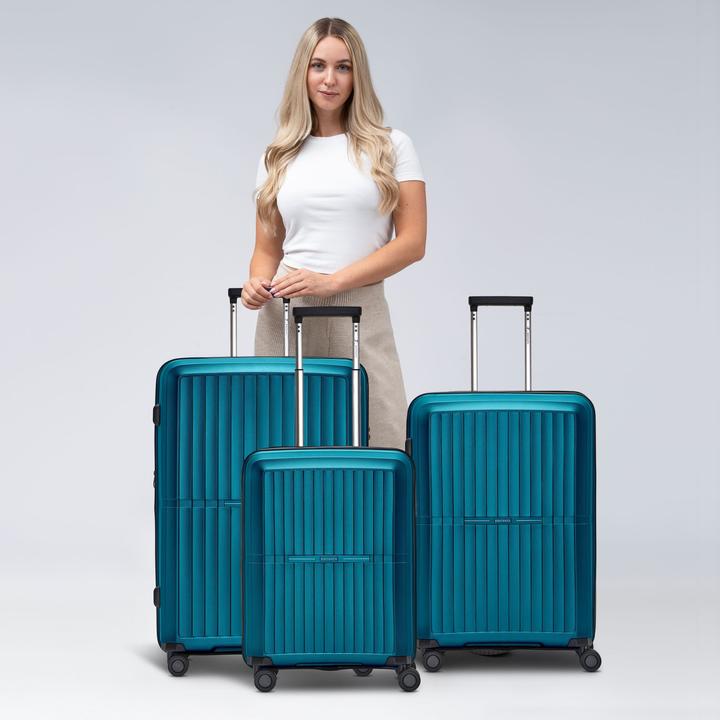 Image du produit Pactastic Collection 01 Set de valises à 4 roulettes 3pcs avec soufflet extensible (221 l, XL (à partir de 115l))