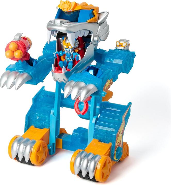 Actual product image Magic Box Super Things Wild Tigerbot Kazoom Energy blue